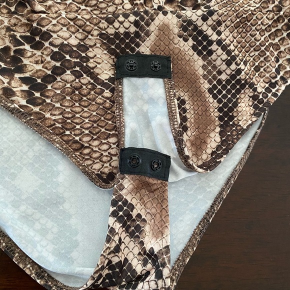 ZARA Snake Skin Bodysuit - Picture 6 of 8